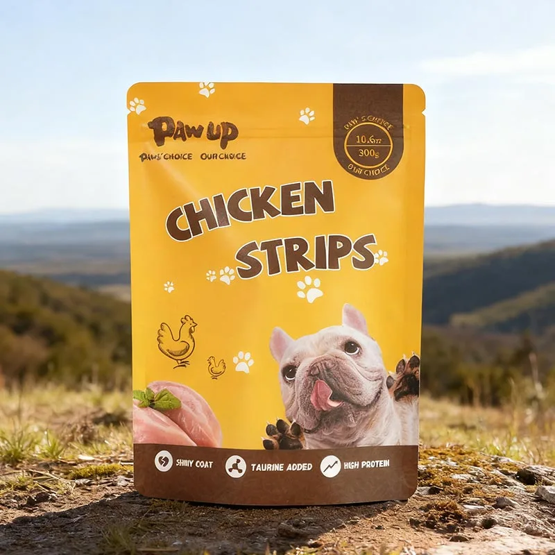 İt qidası qablaşdırma çantaları ev heyvanları sahibləri tərəfindən bəyənilən insani dizaynla praktikliyə və təhlükəsizliyə diqqət yetirir