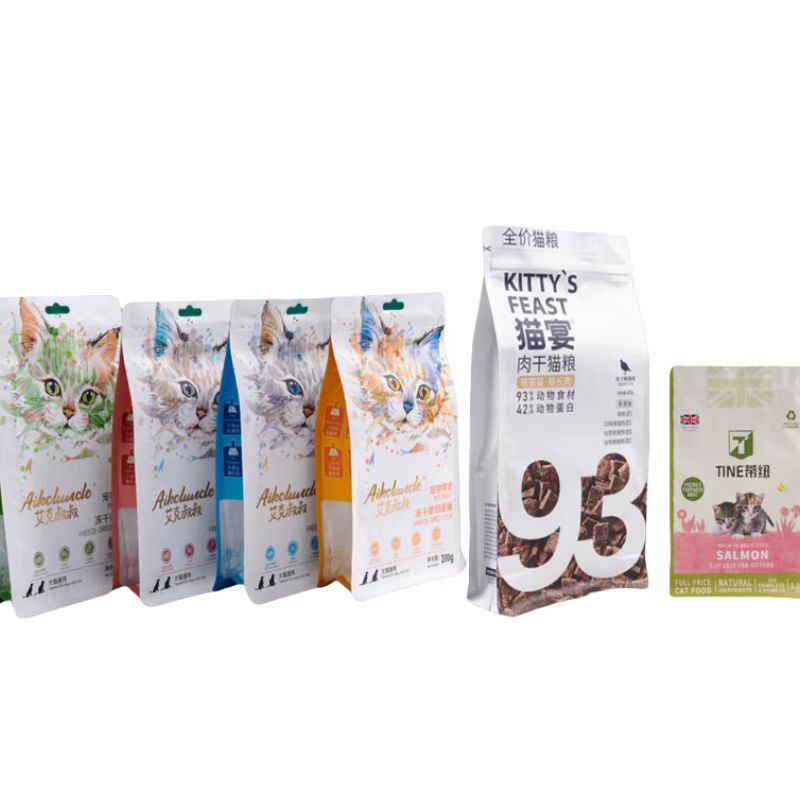 Dondurulmuş vakuum torbası it qidası qablaşdırma çantası