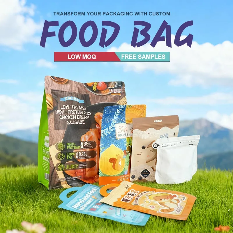 Nəm və İşığa Dayanmayan Pişik Yemi Qablaşdırma Çantaları