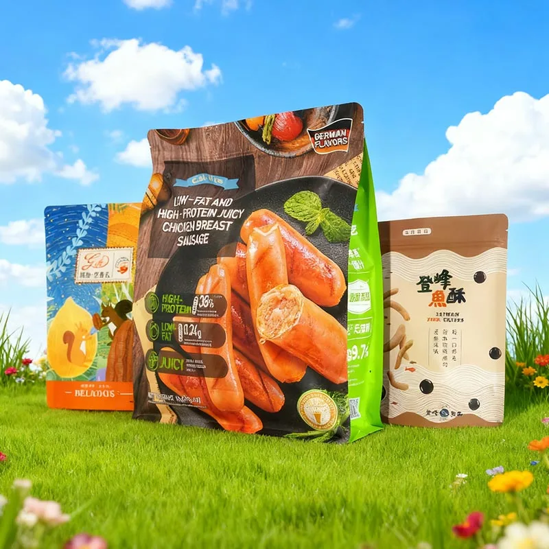 Xüsusi Formalı Pişik Yemi Qablaşdırma Çantaları